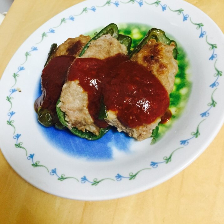 冷凍OK!作り置きに◎ピーマンの肉詰め